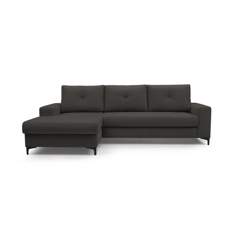 Narożnik AVRA, funkcja spania, pojemnik, lewa strona, 251x165x85 cm, kolor: GRAFIT Narożnik AVRA, funkcja spania, pojemnik, lewa strona, 251x165x85 cm, kolor: GRAFIT