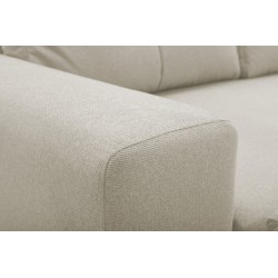 Narożnik AVRA, funkcja spania, pojemnik, prawa strona, 251x165x85 cm, kolor: BEŻOWY Narożnik AVRA, funkcja spania, pojemnik, prawa strona, 251x165x85 cm, kolor: BEŻOWY