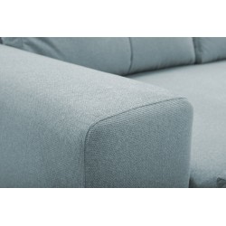 Narożnik AVRA, funkcja spania, pojemnik, prawa strona, 251x165x85 cm, kolor: JASNONIEBIESKI Narożnik AVRA, funkcja spania, pojemnik, prawa strona, 251x165x85 cm, kolor: JASNONIEBIESKI