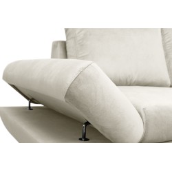 Narożnik LOFT z funkcją spania, regulowane zagłówki i podłokietniki, prawy, 284x96–166x89–104 cm, kolor jesion Narożnik LOFT z funkcją spania, regulowane zagłówki i podłokietniki, prawy, 284x96–166x89–104 cm, kolor jesion