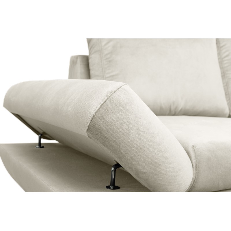 Narożnik LOFT z funkcją spania, regulowane zagłówki i podłokietniki, prawy, 284x96–166x89–104 cm, kolor jesion Narożnik LOFT z funkcją spania, regulowane zagłówki i podłokietniki, prawy, 284x96–166x89–104 cm, kolor jesion