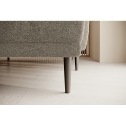 NAROŻNIK BONO Stylowa sofa z funkcją spania, Drewniane nóżki, Eleganckie podłokietniki, Głębokie siedzisko 226x164x88cm, Lewa st