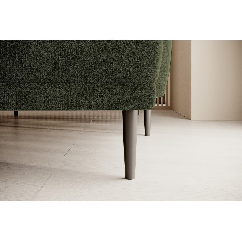 NAROŻNIK BONO Stylowa sofa z funkcją spania, Drewniane nóżki, Eleganckie podłokietniki, Głębokie siedzisko 226x164x88cm, lewa st