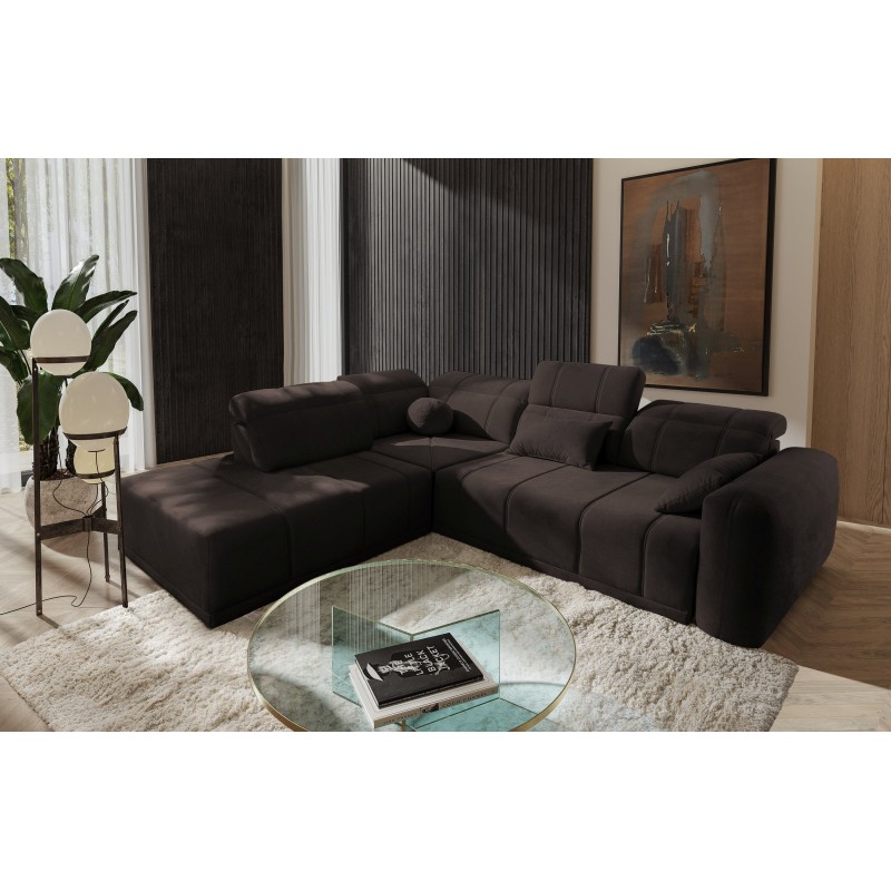 Narożnik Luxor VII z funkcją spania tkanina Wind 28 Narożnik Luxor VII z funkcją spania tkanina Wind 28
