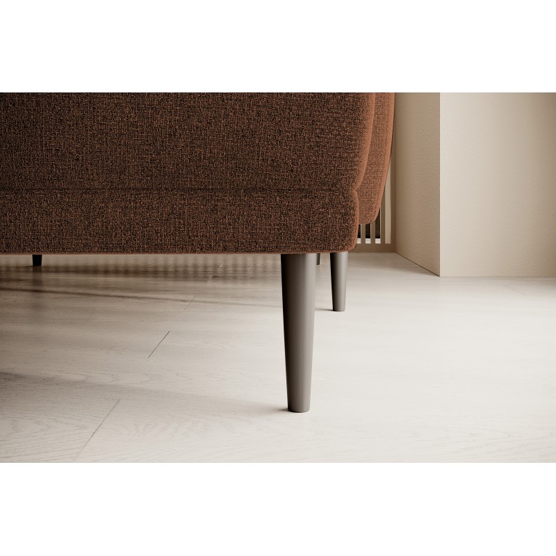 NAROŻNIK BONO Stylowa sofa z funkcją spania, Drewniane nóżki, Eleganckie podłokietniki, Głębokie siedzisko 226x164x88cm, Lewa st