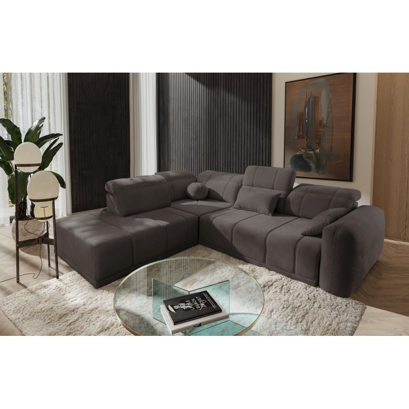 Narożnik Luxor VII z funkcją spania tkanina Wind 21 Narożnik Luxor VII z funkcją spania tkanina Wind 21
