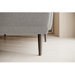 NAROŻNIK BONO Stylowa sofa z funkcją spania, Drewniane nóżki, Eleganckie podłokietniki, Głębokie siedzisko 226x164x88cm, Prawa s