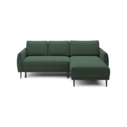 NAROŻNIK BONO Stylowa sofa z funkcją spania, Drewniane nóżki, Eleganckie podłokietniki, Głębokie siedzisko 226x164x88cm, Prawa s