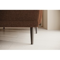 NAROŻNIK BONO Stylowa sofa z funkcją spania, Drewniane nóżki, Eleganckie podłokietniki, Głębokie siedzisko 226x164x88cm, Prawa s