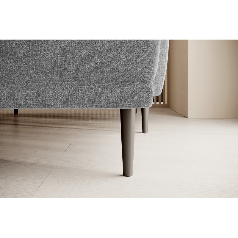 NAROŻNIK BONO Stylowa sofa z funkcją spania, Drewniane nóżki, Eleganckie podłokietniki, Głębokie siedzisko 226x164x88cm, Prawa s