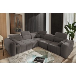 Luxurious Luxor III Corner Sofa with Sleeping Function - Weave, Wind 21