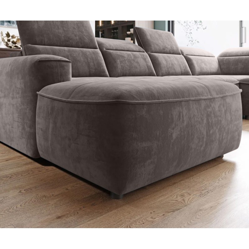 Narożnik COLOMBO XL Lewostronny z elektryczną funkcją spania pojemnikiem PALLADIUM 05 Brązowy Narożnik COLOMBO XL Lewostronny z elektryczną funkcją spania pojemnikiem PALLADIUM 05 Brązowy