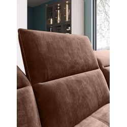 Narożnik COLOMBO XL Lewostronny z elektryczną funkcją spania pojemnikiem PALLADIUM 08 Miedziany Narożnik COLOMBO XL Lewostronny z elektryczną funkcją spania pojemnikiem PALLADIUM 08 Miedziany