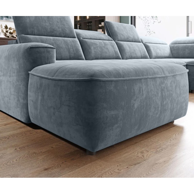 Narożnik COLOMBO XL Lewostronny z elektryczną funkcją spania pojemnikiem PALLADIUM 15 Szary Narożnik COLOMBO XL Lewostronny z elektryczną funkcją spania pojemnikiem PALLADIUM 15 Szary