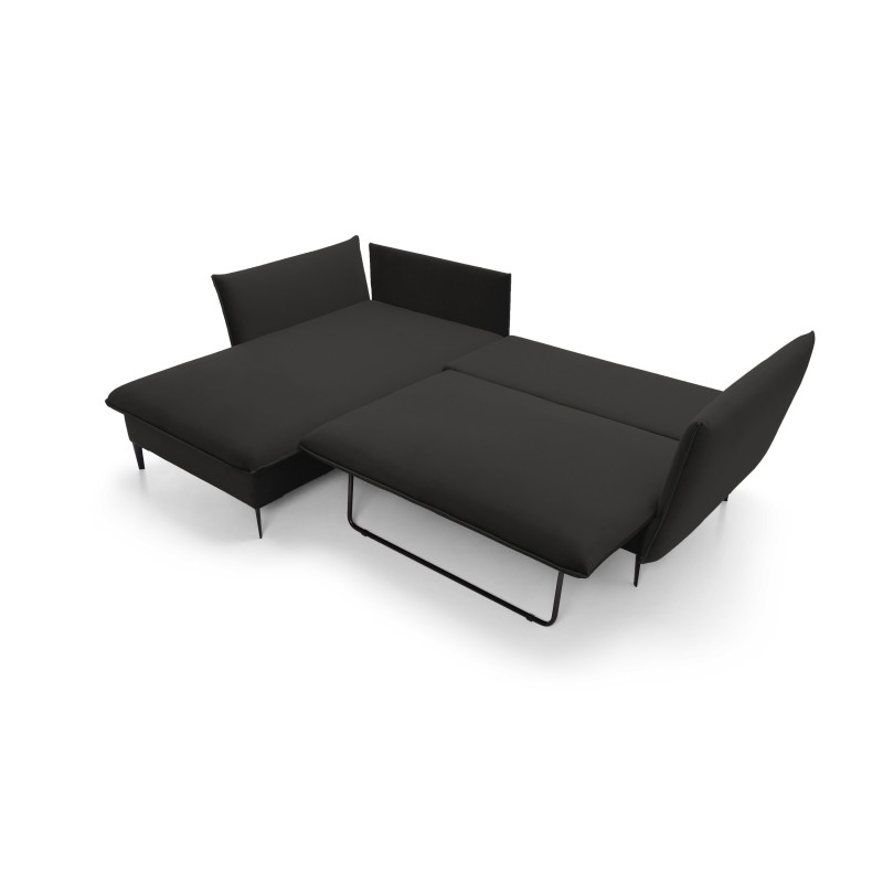 Narożnik GLOSS Lewostronny z funkcją spania, zestaw z poduszkami wolnostojący tkanina RIVIERA 16 Cappucino Narożnik GLOSS Lewostronny z funkcją spania, zestaw z poduszkami wolnostojący tkanina RIVIERA 16 Cappucino