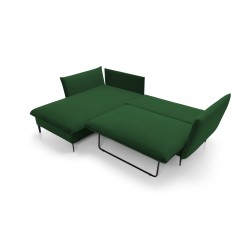 Narożnik GLOSS Lewostronny z funkcją spania, zestaw z poduszkami wolnostojący tkanina RIVIERA 41 Platynowy Narożnik GLOSS Lewostronny z funkcją spania, zestaw z poduszkami wolnostojący tkanina RIVIERA 41 Platynowy