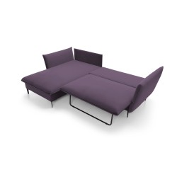 Narożnik GLOSS Lewostronny z funkcją spania, zestaw z poduszkami wolnostojący tkanina RIVIERA 76 Miętowy Narożnik GLOSS Lewostronny z funkcją spania, zestaw z poduszkami wolnostojący tkanina RIVIERA 76 Miętowy