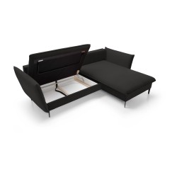 Narożnik GLOSS Prawostronny z funkcją spania, zestaw z poduszkami wolnostojący tkanina RIVIERA 16 Cappucino Narożnik GLOSS Prawostronny z funkcją spania, zestaw z poduszkami wolnostojący tkanina RIVIERA 16 Cappucino