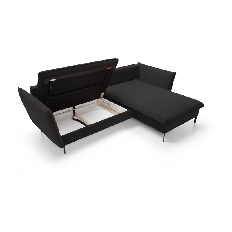 Narożnik GLOSS Prawostronny z funkcją spania, zestaw z poduszkami wolnostojący tkanina RIVIERA 16 Cappucino Narożnik GLOSS Prawostronny z funkcją spania, zestaw z poduszkami wolnostojący tkanina RIVIERA 16 Cappucino