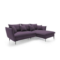 Narożnik GLOSS Prawostronny z funkcją spania, zestaw z poduszkami wolnostojący tkanina RIVIERA 76 Miętowy Narożnik GLOSS Prawostronny z funkcją spania, zestaw z poduszkami wolnostojący tkanina RIVIERA 76 Miętowy