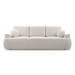 Sofa dwuosobowa VELO wolnostojący z funkcją spania w tkaninie Coral 65