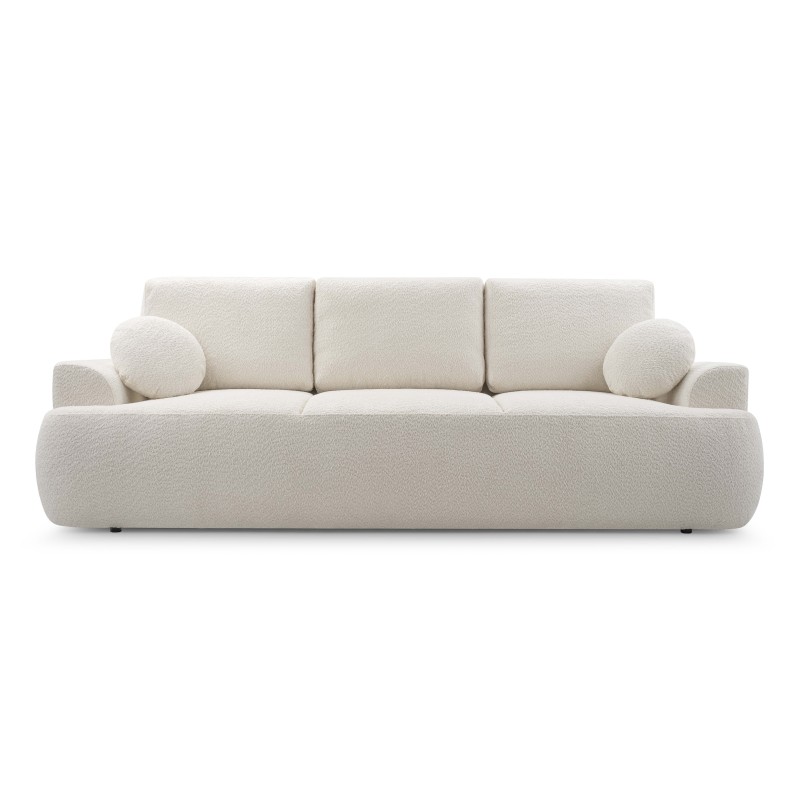 Sofa dwuosobowa VELO wolnostojący z funkcją spania w tkaninie Coral 65