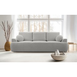 Sofa dwuosobowa VELO wolnostojący z funkcją spania w tkaninie Coral 75