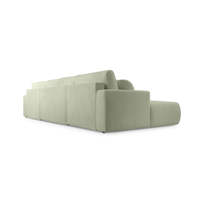 Narożnik VELO wolnostojący układ U z funkcją spania w tkaninie Coral 55 Narożnik VELO wolnostojący układ U z funkcją spania w tkaninie Coral 55