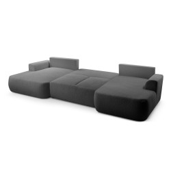 Narożnik VELO wolnostojący układ U z funkcją spania w tkaninie Coral 80 Narożnik VELO wolnostojący układ U z funkcją spania w tkaninie Coral 80