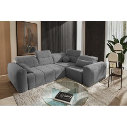 Narożnik Luxor II z funkcją spania Plecionka, Wind 90 - komfort i elegancja w jednym