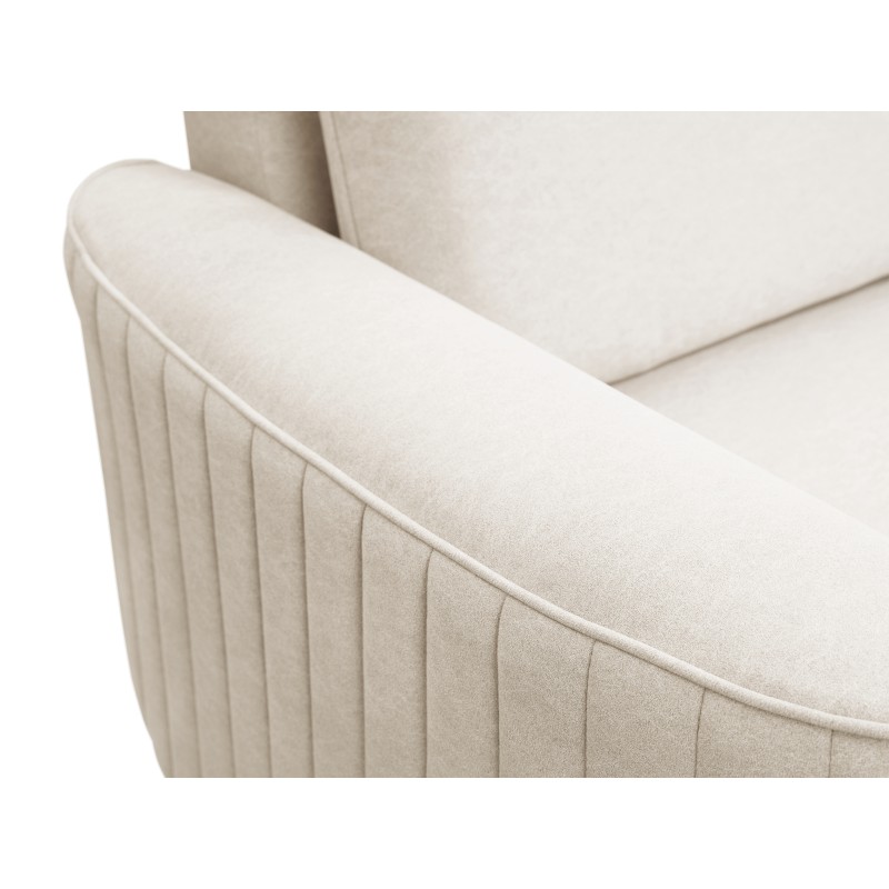 Narożnik LAREN nowoczesna sofa z funkcją spania, pojemnik na pościel, plastikowe nogi, lewa strona, CREMAL, 251x251x85 cm Narożnik LAREN nowoczesna sofa z funkcją spania, pojemnik na pościel, plastikowe nogi, lewa strona, CREMAL, 251x251x85 cm