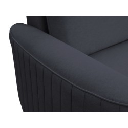 Narożnik LAREN nowoczesna sofa z funkcją spania, pojemnik na pościel, plastikowe nogi, prawa strona, GRANATOWY, 251x251x85 cm Narożnik LAREN nowoczesna sofa z funkcją spania, pojemnik na pościel, plastikowe nogi, prawa strona, GRANATOWY, 251x251x85 cm