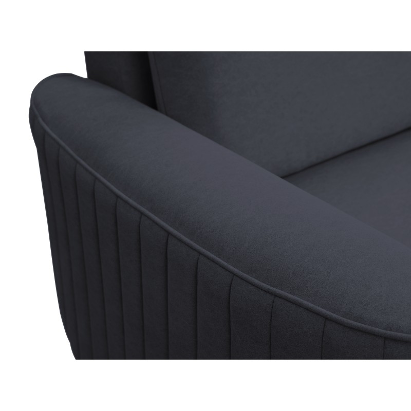 Narożnik LAREN nowoczesna sofa z funkcją spania, pojemnik na pościel, plastikowe nogi, prawa strona, GRANATOWY, 251x251x85 cm Narożnik LAREN nowoczesna sofa z funkcją spania, pojemnik na pościel, plastikowe nogi, prawa strona, GRANATOWY, 251x251x85 cm