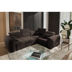 Narożnik Luxor II z funkcją spania Plecionka, Wind 28 - komfort i elegancja w jednym
