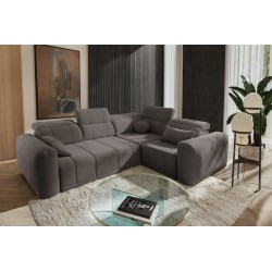 Narożnik Luxor II z funkcją spania Plecionka, Wind 21 - komfort i elegancja w jednym