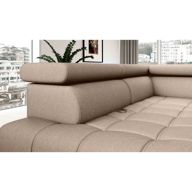 Narożnik BAGGIO Lewostronny z funkcją spania, wolnostojący tkanina LETTO 11 Beżowy Narożnik BAGGIO Lewostronny z funkcją spania, wolnostojący tkanina LETTO 11 Beżowy