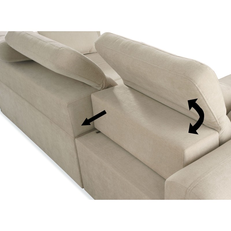 Narożnik Luxor II z funkcją spania tkanina Wind 02 Narożnik Luxor II z funkcją spania tkanina Wind 02