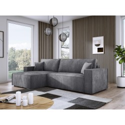 Narożnik POSO XL Lewostronny zestaw z poduszkami wolnostojący tkanina POSO 60