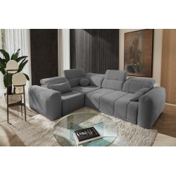 Narożnik Luxor II z funkcją spania Plecionka, Wind 90 - komfort i elegancja w jednym