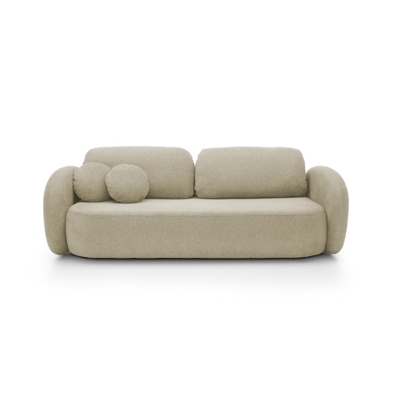 Sofa OLIO z funkcja spania i pojemnikiem BEŻOWY ARAGON 03 Sofa OLIO z funkcja spania i pojemnikiem BEŻOWY ARAGON 03