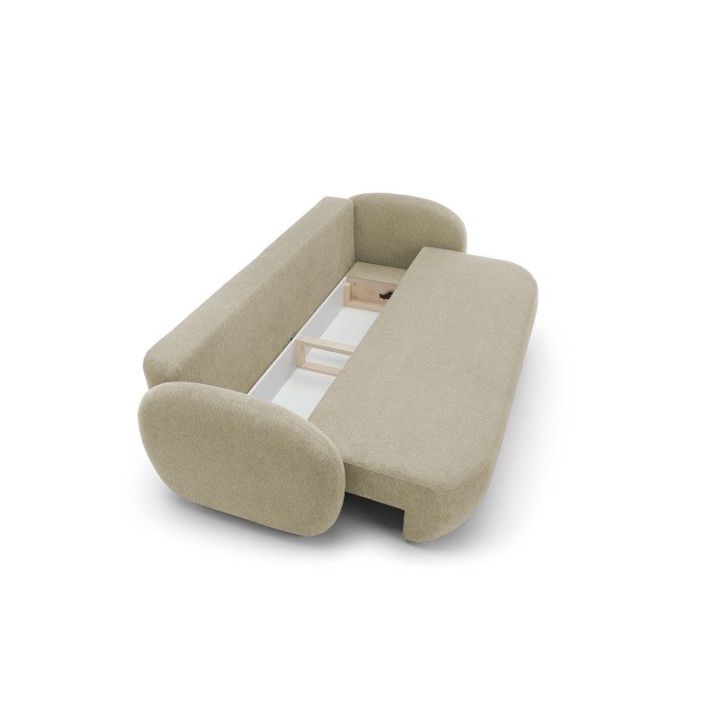 Sofa OLIO z funkcja spania i pojemnikiem BEŻOWY ARAGON 03 Sofa OLIO z funkcja spania i pojemnikiem BEŻOWY ARAGON 03