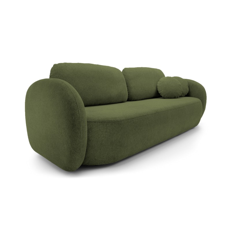 Sofa OLIO z funkcja spania i pojemnikiem ZIELONY ARAGON 39 Sofa OLIO z funkcja spania i pojemnikiem ZIELONY ARAGON 39