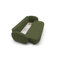 Sofa OLIO z funkcja spania i pojemnikiem ZIELONY ARAGON 39 Sofa OLIO z funkcja spania i pojemnikiem ZIELONY ARAGON 39