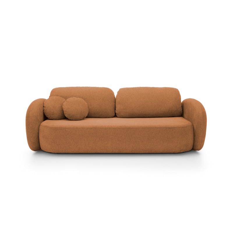 Sofa OLIO z funkcja spania i pojemnikiem MIEDZIANY ARAGON 56 Sofa OLIO z funkcja spania i pojemnikiem MIEDZIANY ARAGON 56