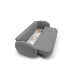 Sofa OLIO z funkcja spania i pojemnikiem SZARY ARAGON 72 Sofa OLIO z funkcja spania i pojemnikiem SZARY ARAGON 72