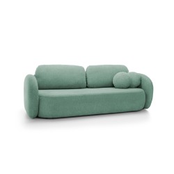 Sofa OLIO z funkcja spania i pojemnikiem TURKUSOWY ARAGON 75