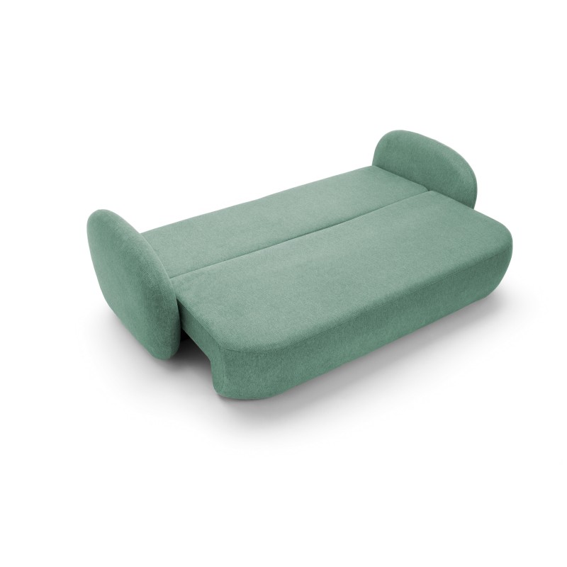 Sofa OLIO z funkcja spania i pojemnikiem TURKUSOWY ARAGON 75 Sofa OLIO z funkcja spania i pojemnikiem TURKUSOWY ARAGON 75