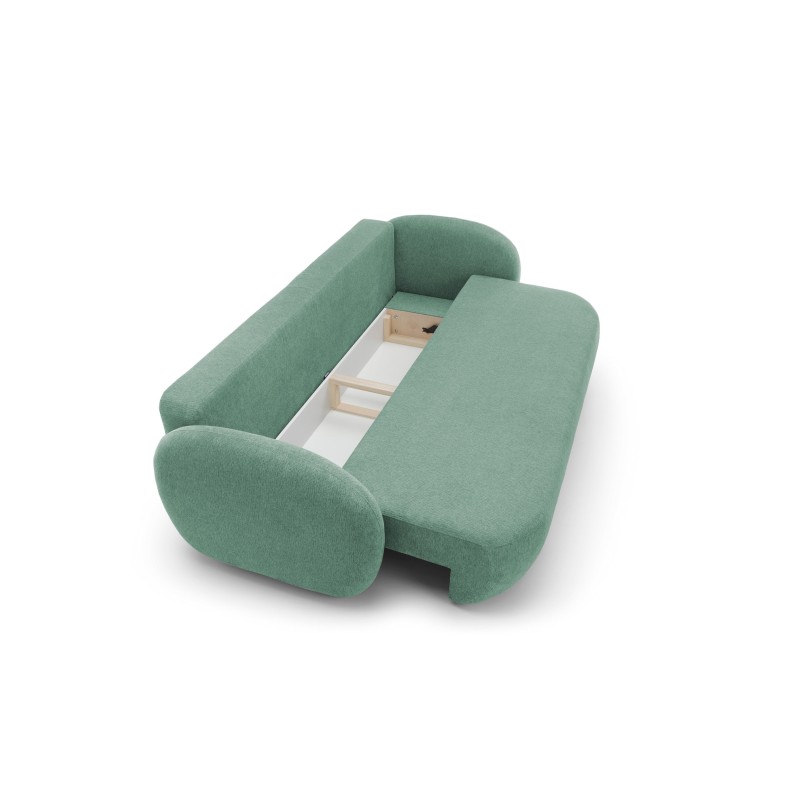 Sofa OLIO z funkcja spania i pojemnikiem TURKUSOWY ARAGON 75 Sofa OLIO z funkcja spania i pojemnikiem TURKUSOWY ARAGON 75