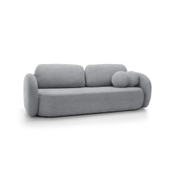 Sofa OLIO z funkcja spania i pojemnikiem JASNY SZARY ARAGON 93