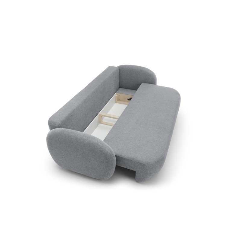 Sofa OLIO z funkcja spania i pojemnikiem JASNY SZARY ARAGON 93 Sofa OLIO z funkcja spania i pojemnikiem JASNY SZARY ARAGON 93
